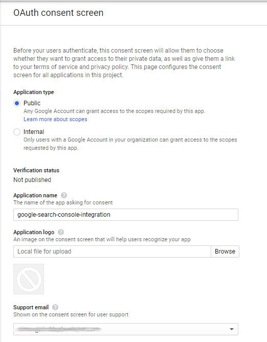 oauth consent screen details