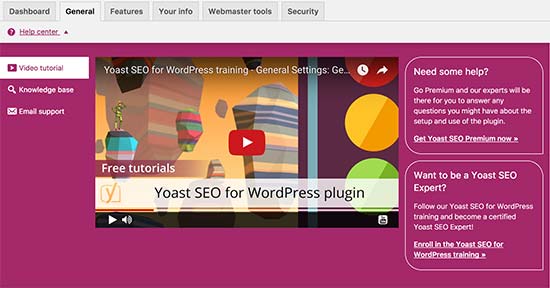 Yoast SEO Help